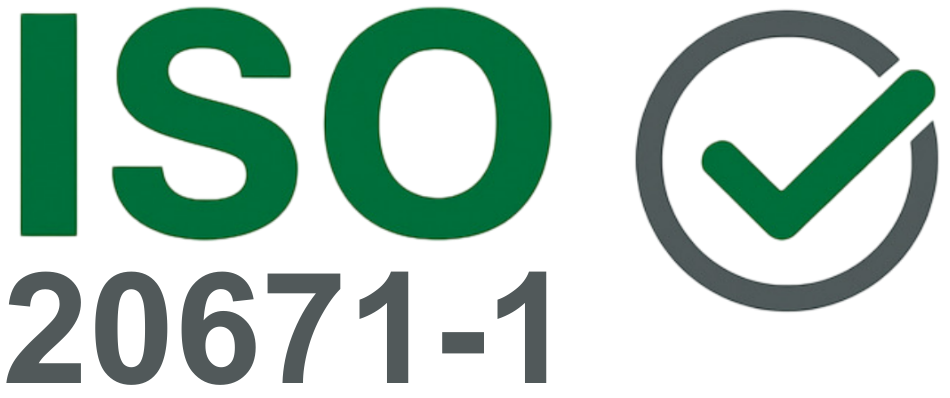 Certificat ISO 20671-1
