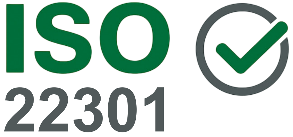 Certificat ISO 22301
